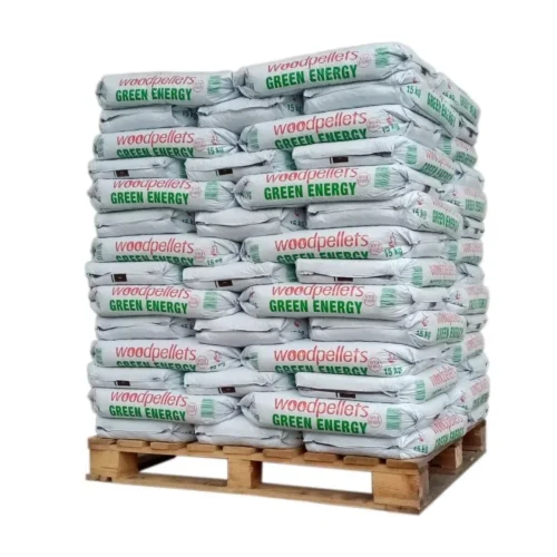 Green Energy Pellet – Palette mit 65 Säcken à 15 kg