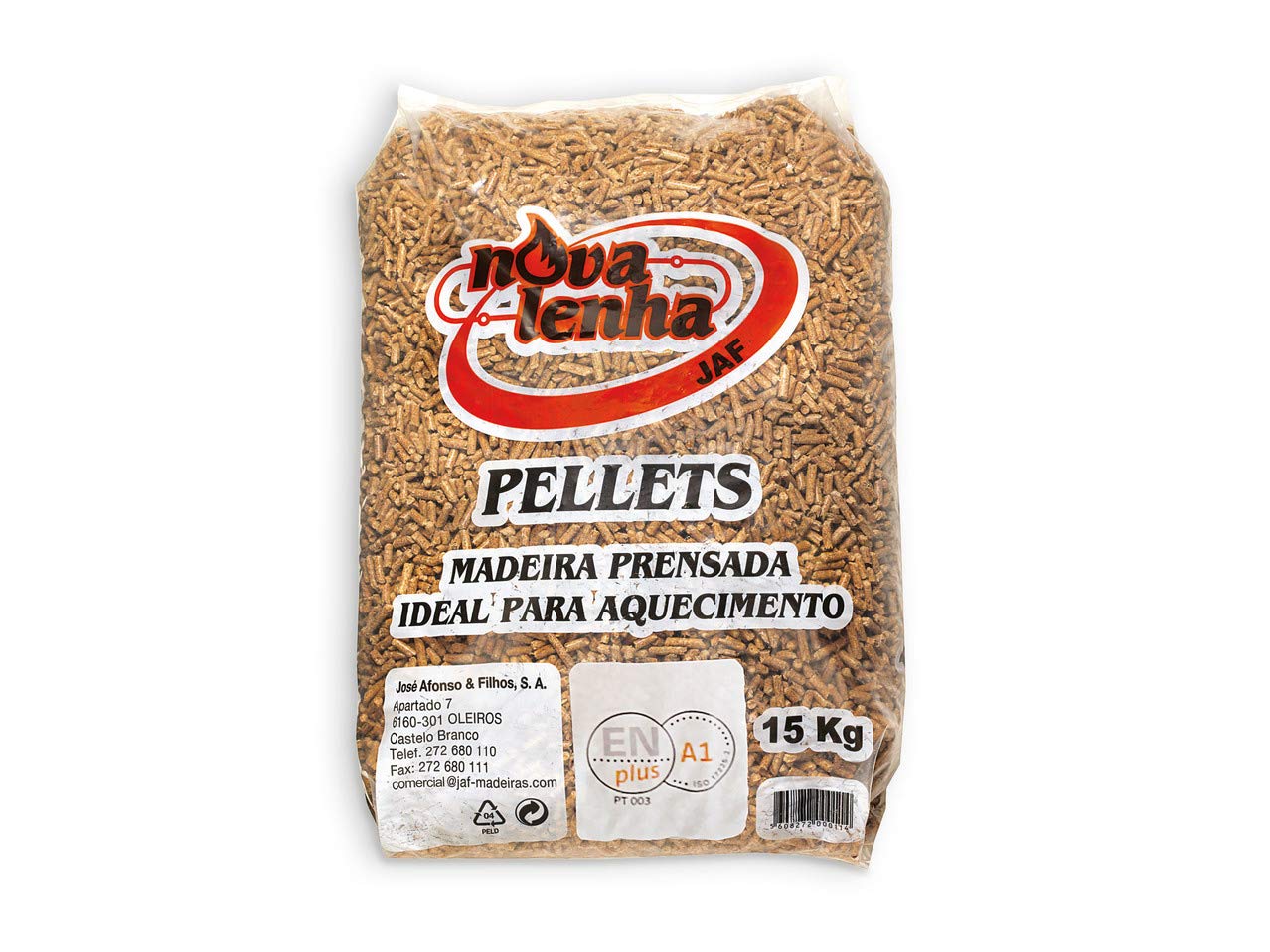 NOVA LENHA PELLETS – 77 Säcke à 15 kg